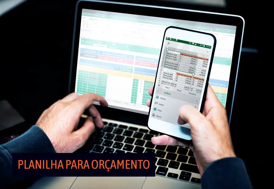 Planilha de orçamento para calcular custos de móveis planejados